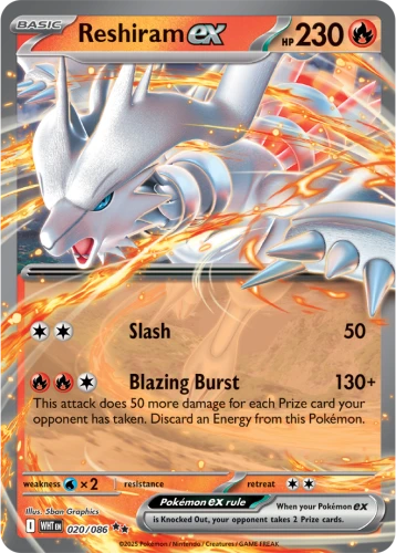 WHT-020-Reshiram-EX
