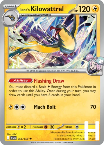 JTG-055-Iono’s-Kilowattrel-holo